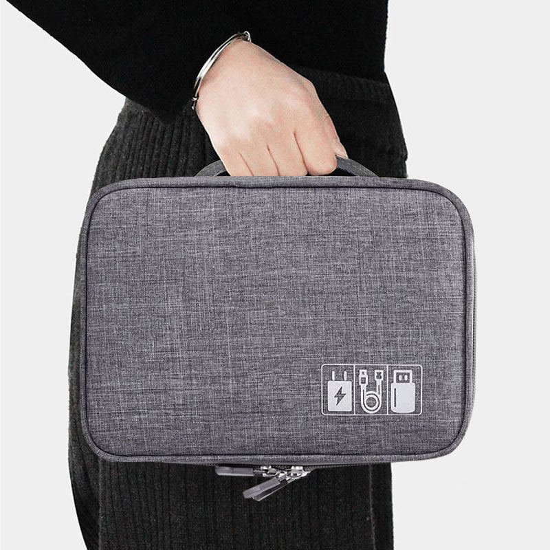 Portable Electronics Organizer Bag - Mellisa Masini Collections