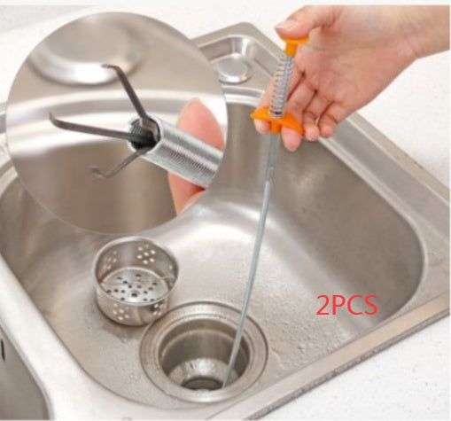60CM Spring Pipe Dredger for Drain Cleaning - Mellisa Masini Collections