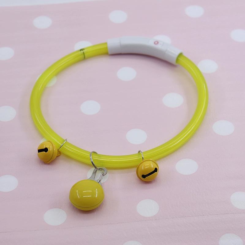 USB Night Rechargeable Nameplate Luminous Circle Dog Walking