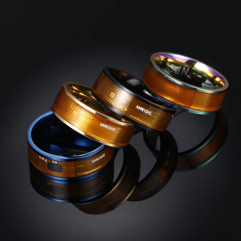 Wearable Connect Smart New NFC Multifunctional Intelligent Ring For Android iphone xr And above Technology Finger Smart Rings