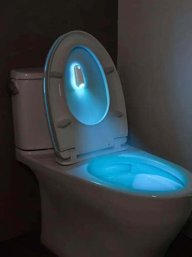 Toilet Night Light Motion Sensor Light Toilet Bowl Light RGB 7Color Changing For Bathroom Decoration LED Rechargeable LED Light