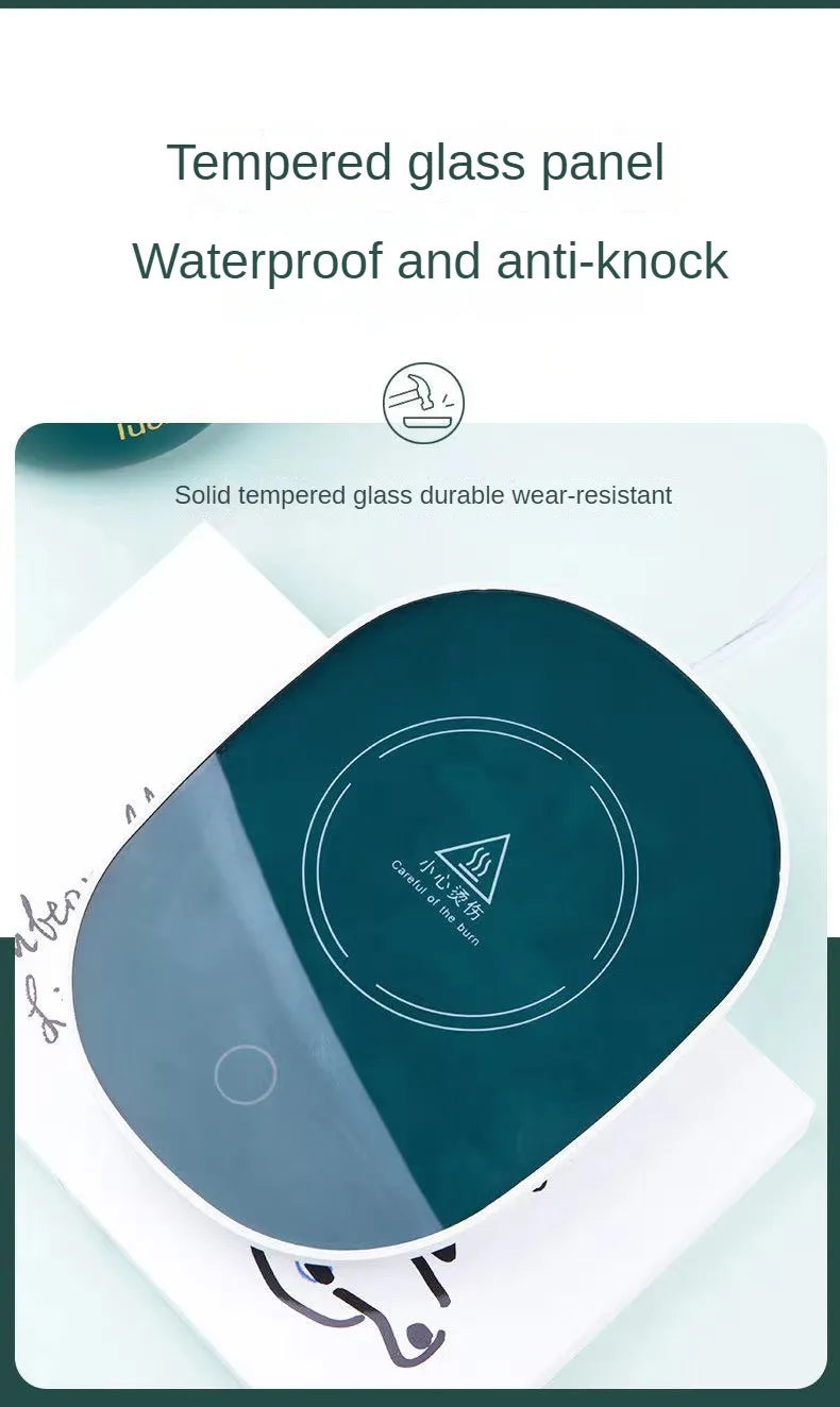 Smart Thermostatic Coaster, Suitable for Home and Office, Suitable for Hot Coffee, Tea, Milk, Water, Portable and Waterproof.