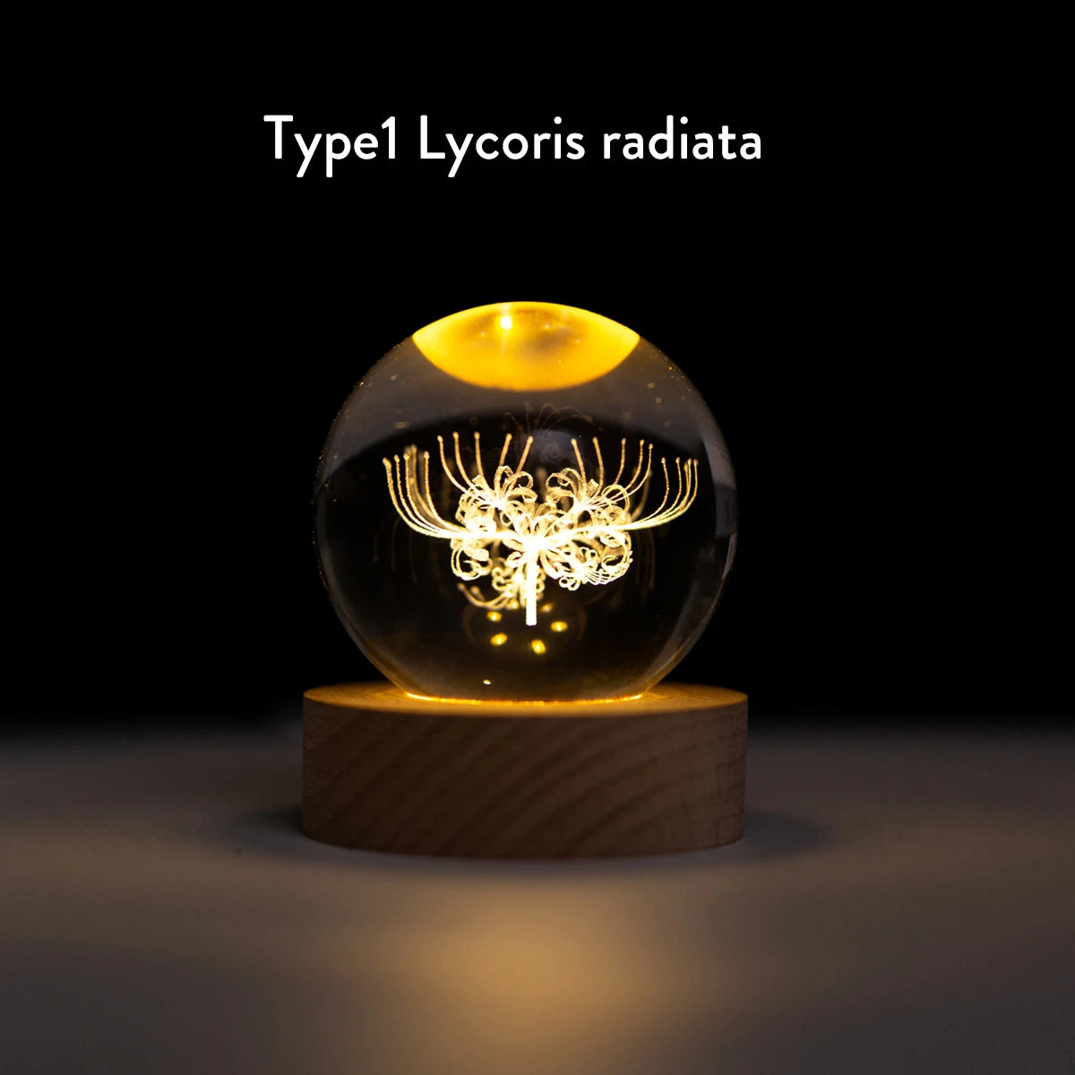 3D Crystal Ball Lamp 6CM Diameter USB Power Table Desk Lamps Moon Earth Planet Galaxy Night Light Xmas Gifts Home Bedroom Decor