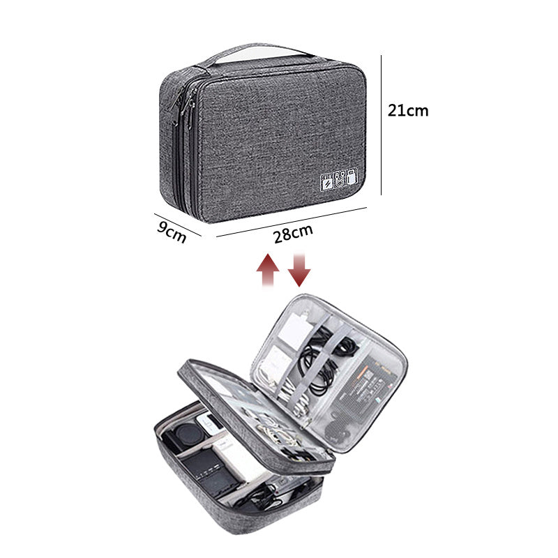 Portable Electronics Organizer Bag - Mellisa Masini Collections
