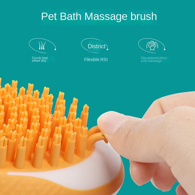 2-in-1 Pet Bath Brush & Massage Comb - Mellisa Masini Collections