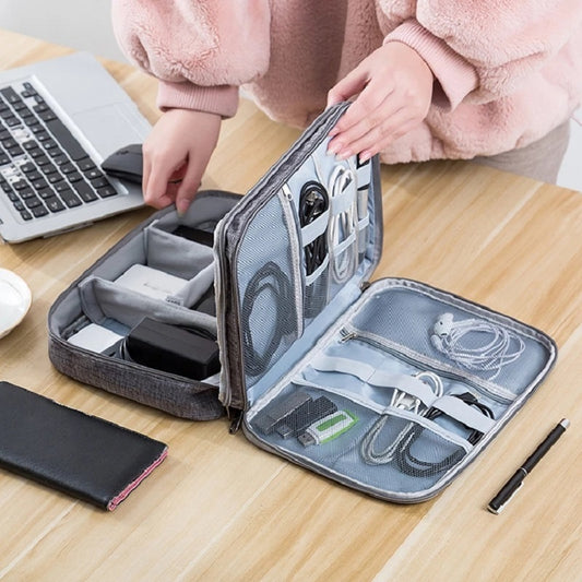 Portable Electronics Organizer Bag - Mellisa Masini Collections