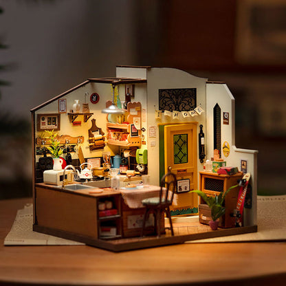 DIY Miniature Dollhouse with LED Light - Mellisa Masini Collections