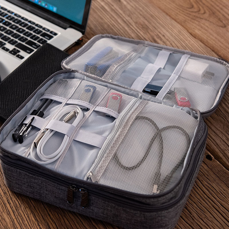 Portable Electronics Organizer Bag - Mellisa Masini Collections