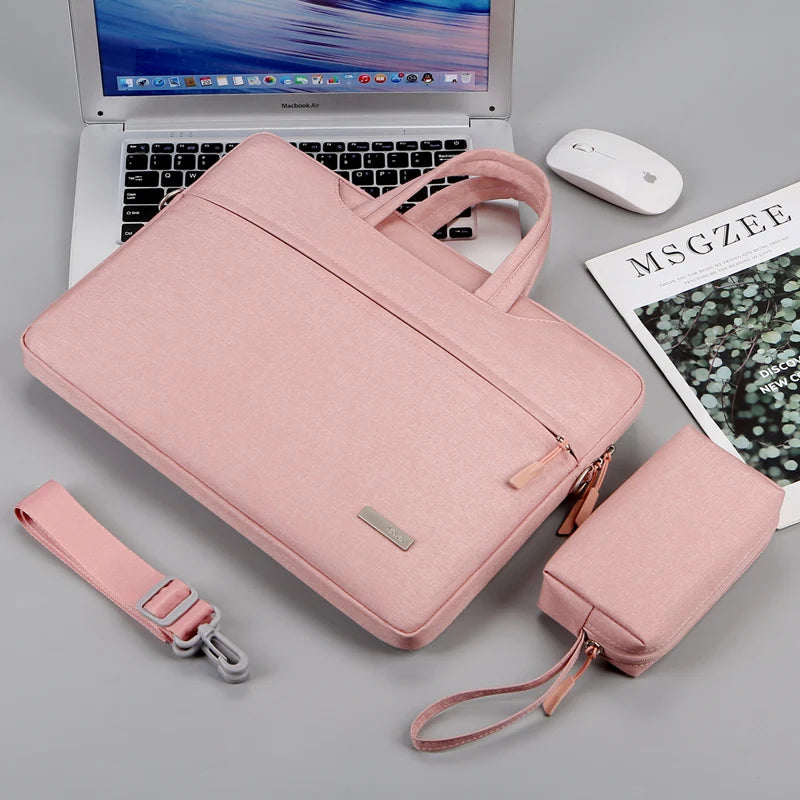 Laptop Bag Sleeve Case 12 13.3 15.6 14 inch Shoulder Notebook bag For Macbook Air Pro M1 Lenovo Dell Huawei handbag Briefcase