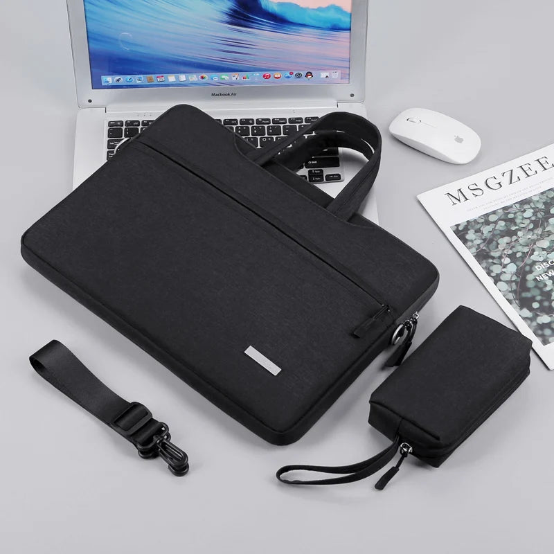 Laptop Bag Sleeve Case 12 13.3 15.6 14 inch Shoulder Notebook bag For Macbook Air Pro M1 Lenovo Dell Huawei handbag Briefcase