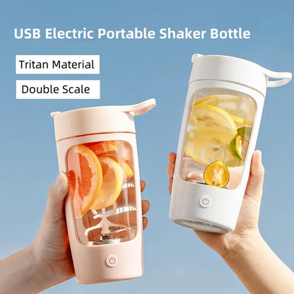 Electric Whey Protein Shake Stirrer USB Automatic Protein Shaker Bottle Gym Sport Water Bottle Milk Coffee Blender Kettle Sports