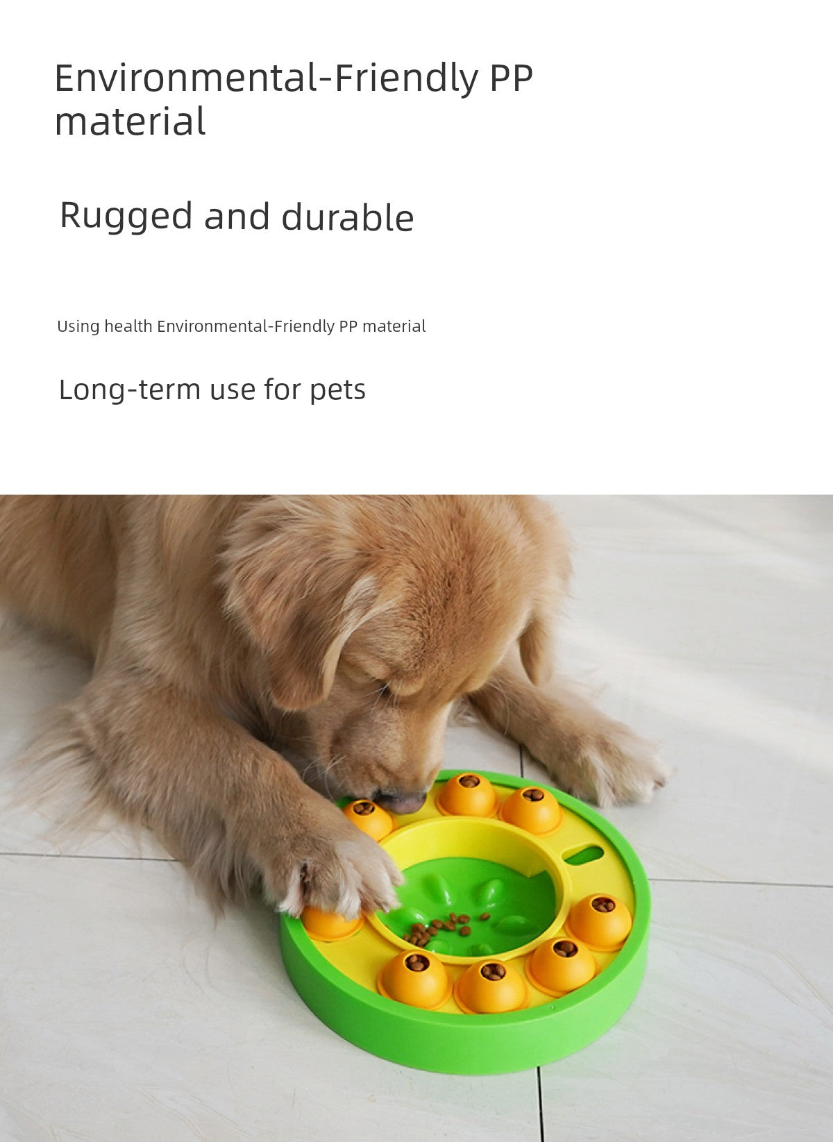 Dog Cat Food Leakage Turntable Educational Toys Consume Physical Strength Self-Heating Relieving Stuffy Handy Gadget Snacks Slow Food PET Intelligence