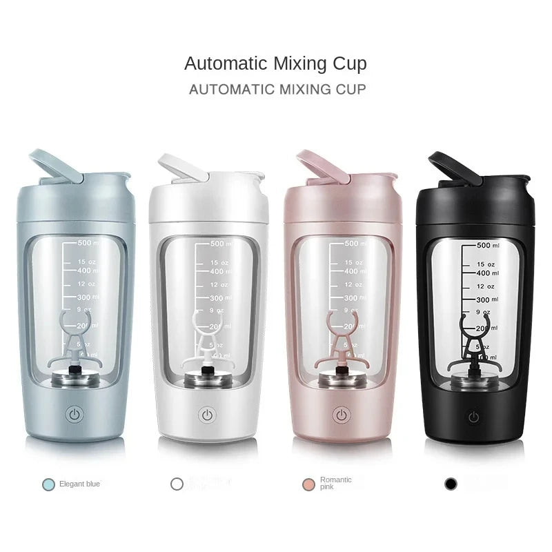 Electric Whey Protein Shake Stirrer USB Automatic Protein Shaker Bottle Gym Sport Water Bottle Milk Coffee Blender Kettle Sports