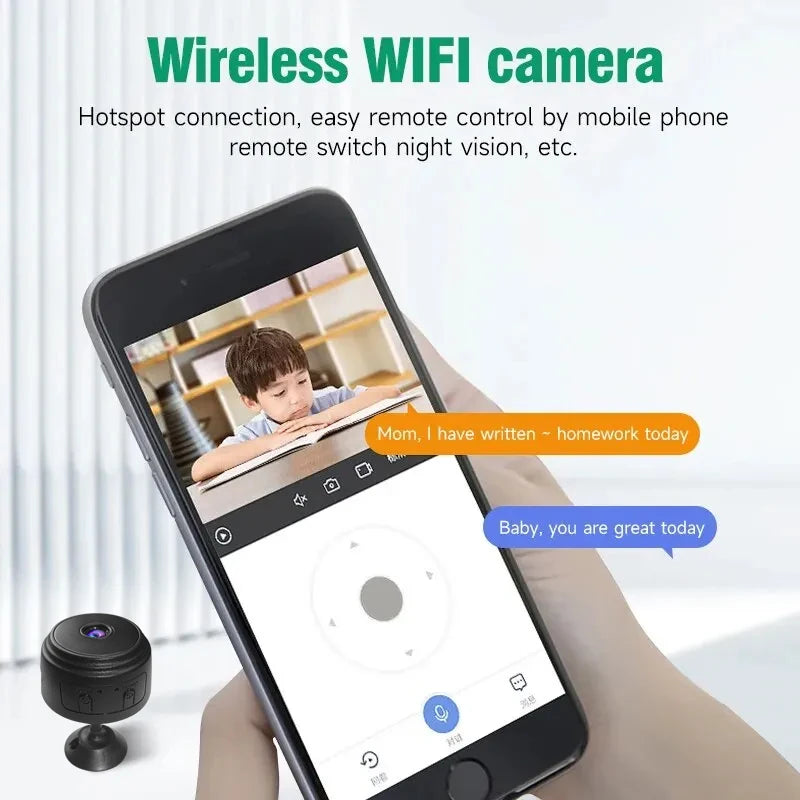 A9 WiFi Mini Camera Recorder Security Monitoring Wireless Video Mini Camera Recorder Voice Camera Smart Home For Infants And P