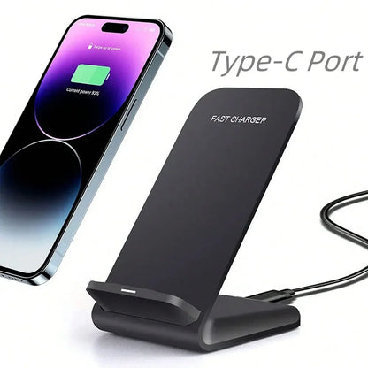 100W Fast Wireless Charger support for Samsung S24 S23 S22 21 Ultra Quick Charging Stand For iPhone 15 14 13 16Pro Max Xiaomi 14