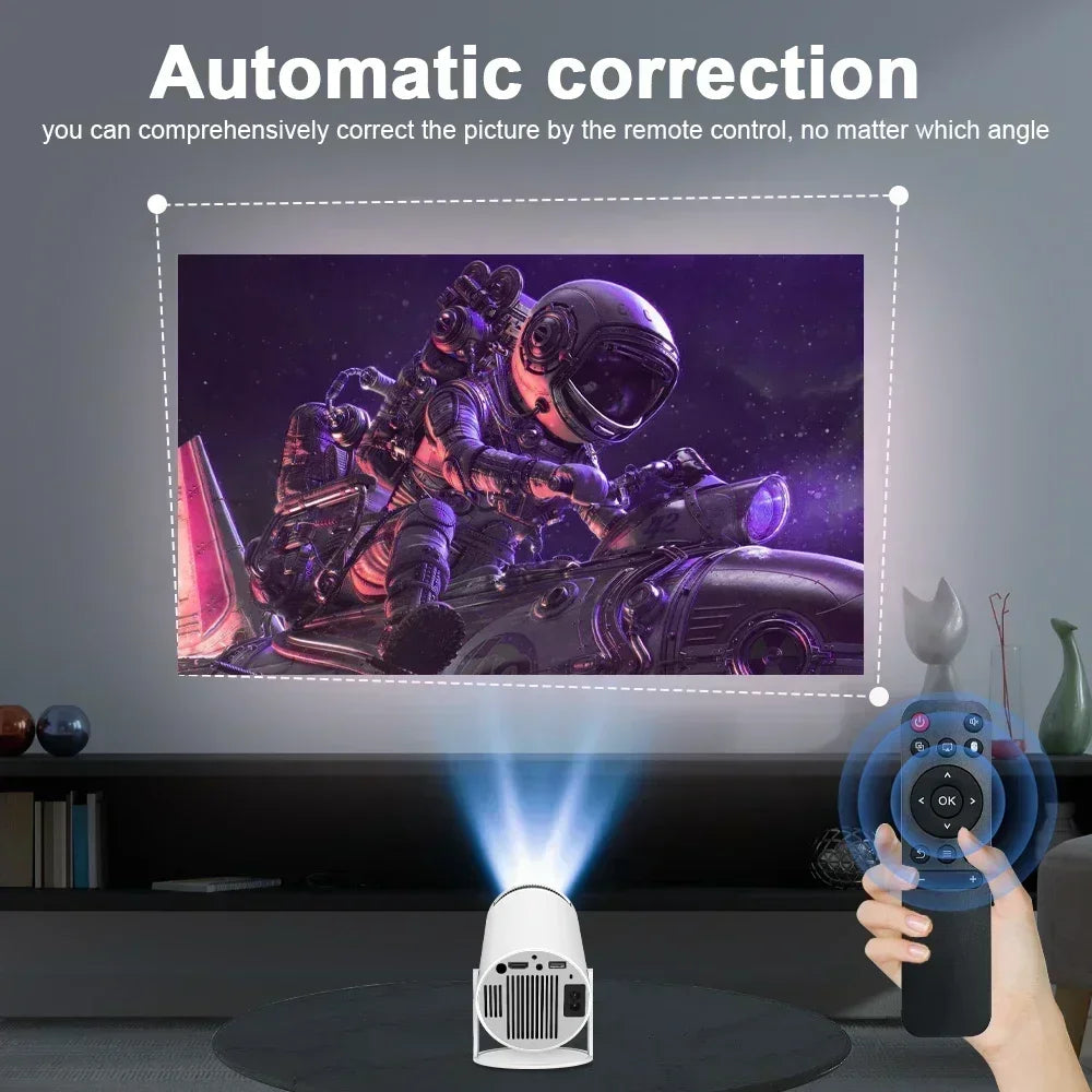 4K Wifi6 Projector Android 11 260 ANSI Dual WIFI Allwinner H713 BT5.0 1280*720P Home Cinema Outdoor portable HY300 Pro