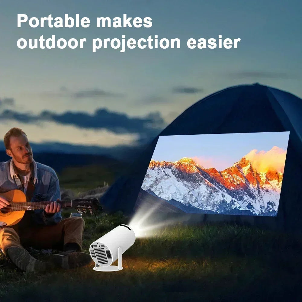 4K Wifi6 Projector Android 11 260 ANSI Dual WIFI Allwinner H713 BT5.0 1280*720P Home Cinema Outdoor portable HY300 Pro