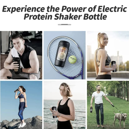 Electric Whey Protein Shake Stirrer USB Automatic Protein Shaker Bottle Gym Sport Water Bottle Milk Coffee Blender Kettle Sports